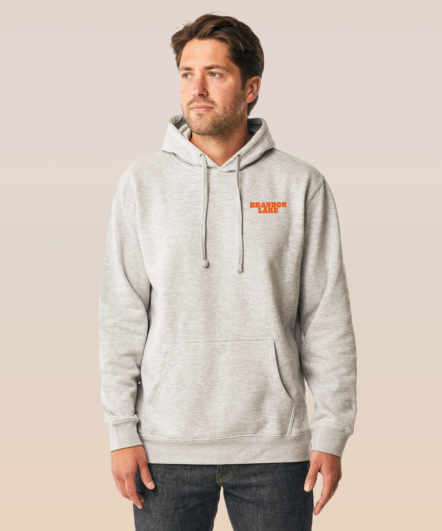 Front of Hoodie {"imageType":"lifestyle","color":"Gray"}