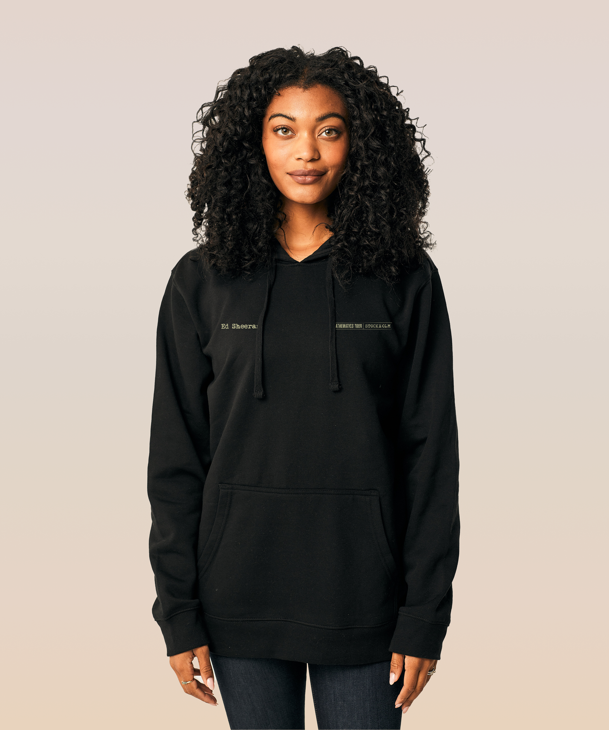 Front of Hoodie {"imageType":"lifestyle","color":"Black"}