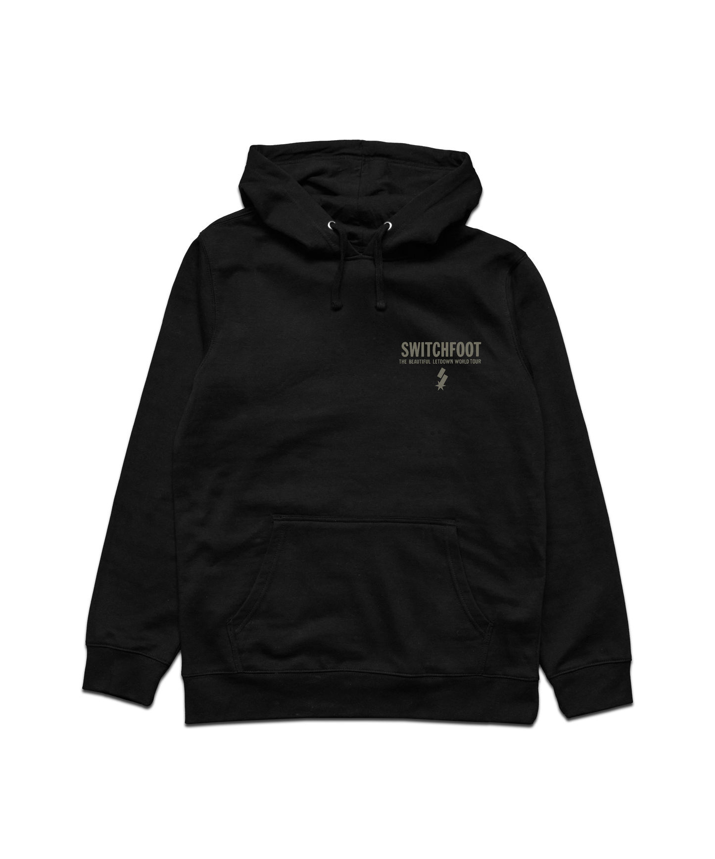 Front of Hoodie {"imageType":"product","color":"Black"}